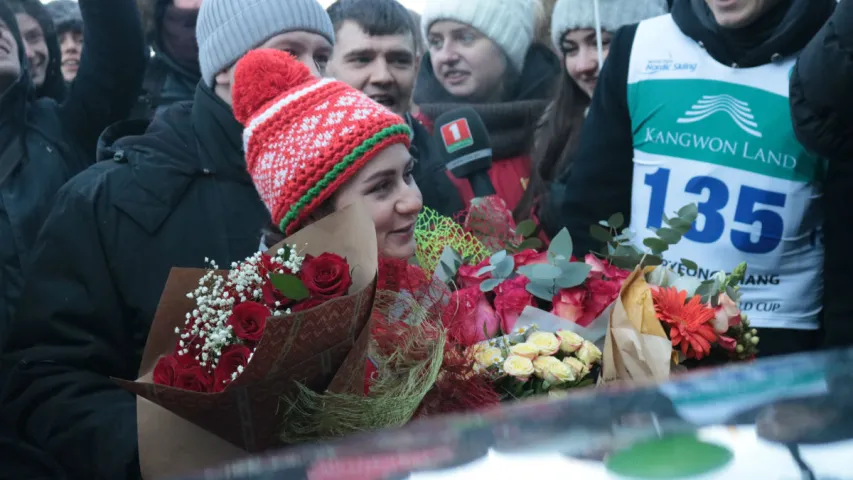 Дар'я Домрачава: Дома найперш абдыму дачку (фота, відэа)