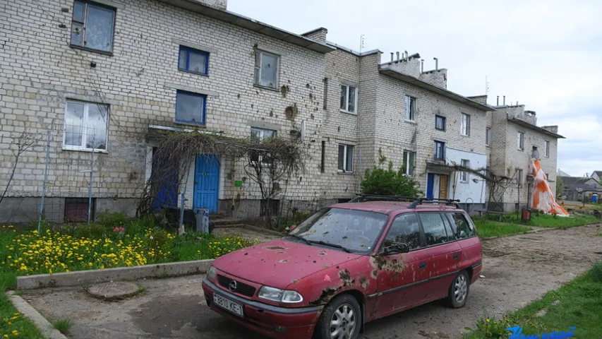 Падчас падзення самалёта ў Баранавічах пацярпеў мясцовы жыхар