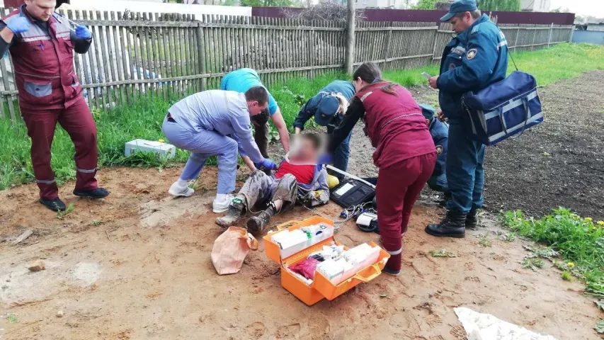 У Магілёўскім раёне з 4-метровага катлавана выратавалі мужчыну