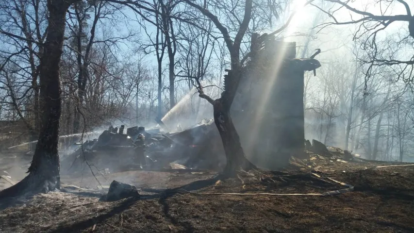 У Гарадоцкім раёне згарэў драўляны каталіцкі храм, якому больш за 100 гадоў