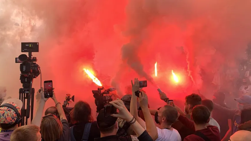 У Кіеве прайшла акцыя памяці беларуса Віталя Шышова