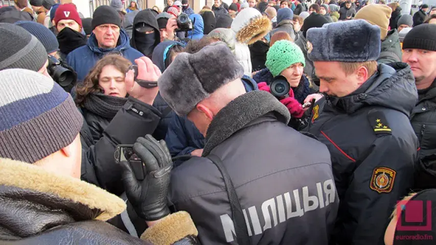 У Мінску прайшла студэнцкая акцыя "Марш любові і салідарнасці"(фота)