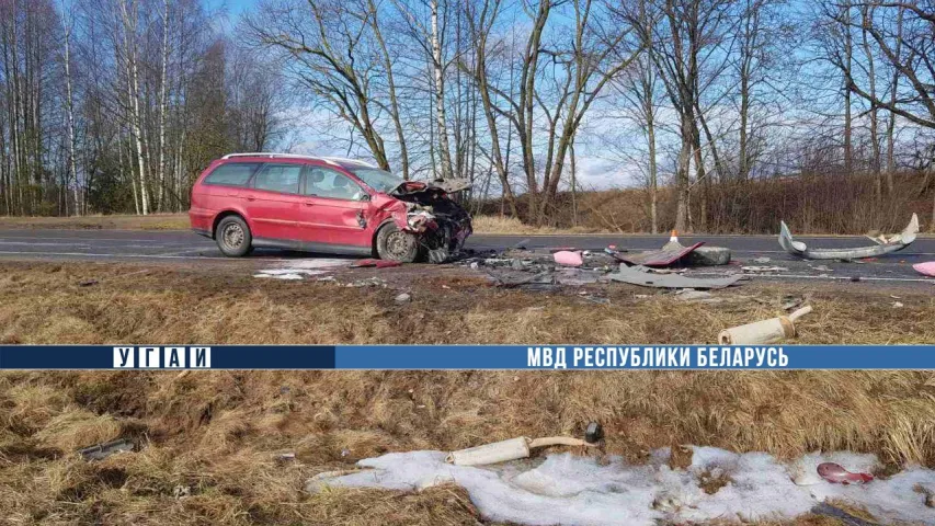 У Астравецкім раёне ў лабавым сутыкненні двух "Сітраенаў" загінула дзяўчына