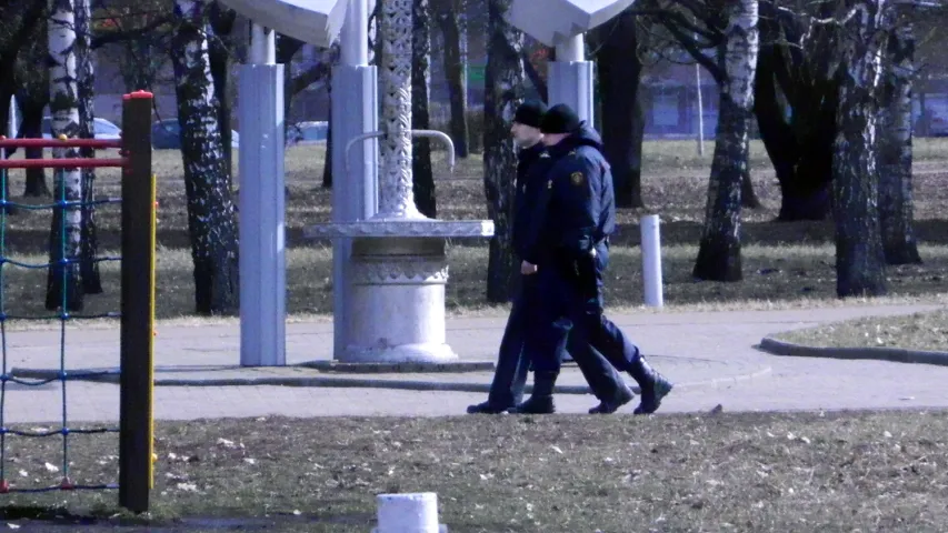 Фотафакт: Парк дружбы народаў за 20 хвілін да пачатку дазволенай акцыі