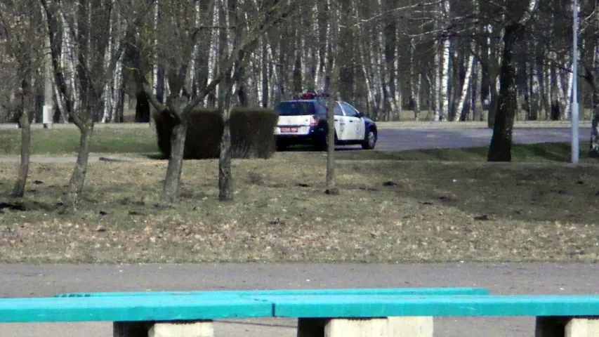 Фотафакт: Парк дружбы народаў за 20 хвілін да пачатку дазволенай акцыі