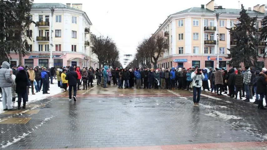 Як праходзіў марш “Мы не дармаеды!” у Брэсце (фотарэпартаж)