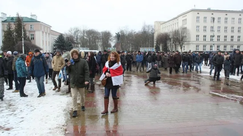 Як праходзіў марш “Мы не дармаеды!” у Брэсце (фотарэпартаж)