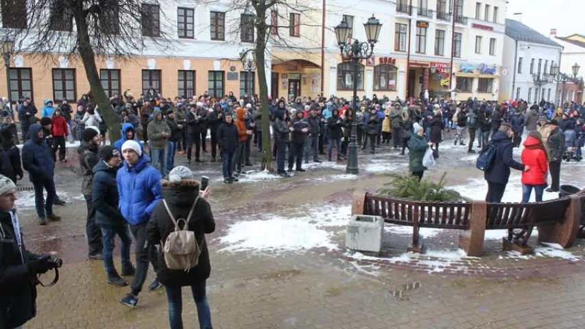 Як праходзіў марш “Мы не дармаеды!” у Брэсце (фотарэпартаж)