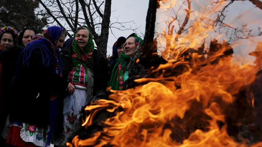 На Гомельшчыне адсвяткавалі Масленіцу — сустрэлі чырачку (фотарэпартаж)