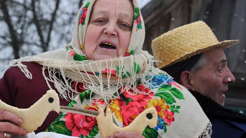 На Гомельшчыне адсвяткавалі Масленіцу — сустрэлі чырачку (фотарэпартаж)