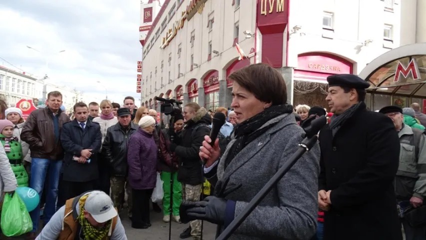 Караткевіч: Я была там, дзе ніколі не ступала нага апазіцыянера