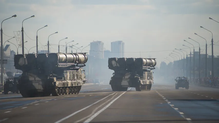 У Мінску адбылася рэпетыцыя вайсковага параду (фота)