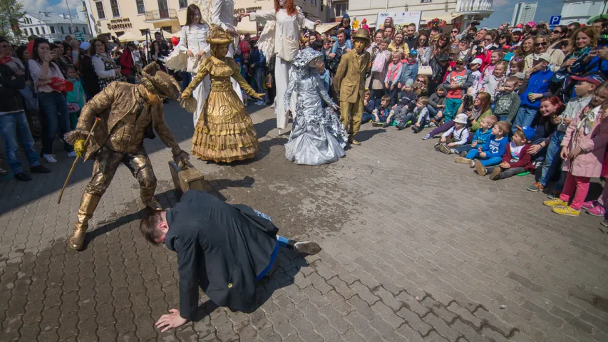 Фотарэпартаж з Мінскага форума вулічных тэатраў