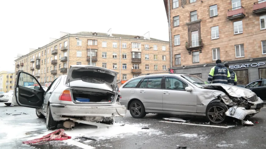 Пасля жорсткай аварыі на Маскоўскай у Мінску распачалі крымінальную справу