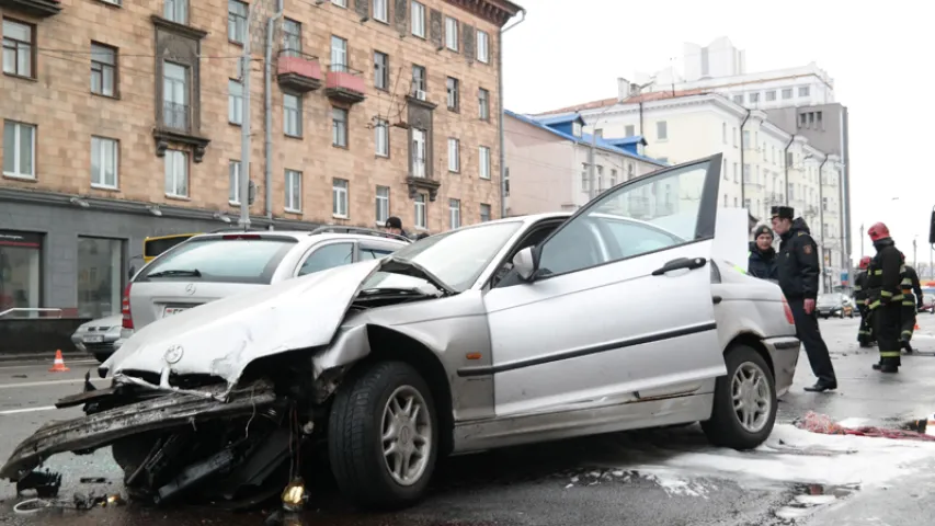 Пасля жорсткай аварыі на Маскоўскай у Мінску распачалі крымінальную справу