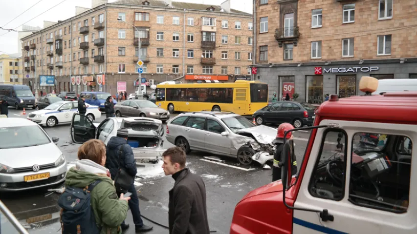 Пасля жорсткай аварыі на Маскоўскай у Мінску распачалі крымінальную справу