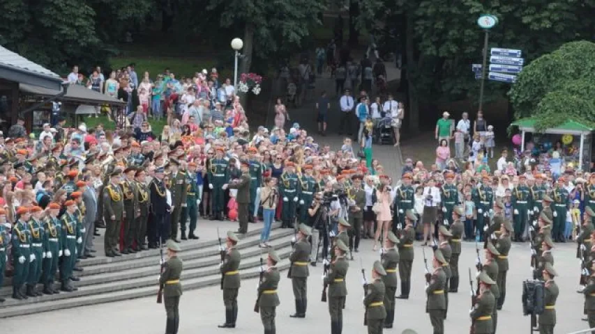 У Мінску адбыўся парад пажарнай тэхнікі (фота, відэа)