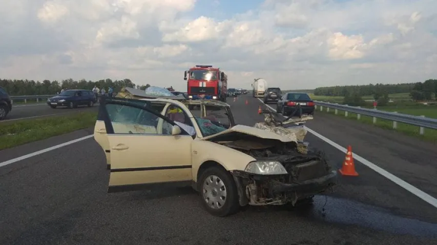 Два чалавекі загінулі ў ДТЗ пад Дзяржынскам