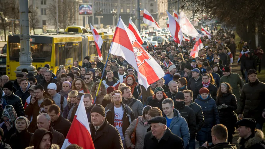 Фотарэпартаж з Дня Волі ў Мінску