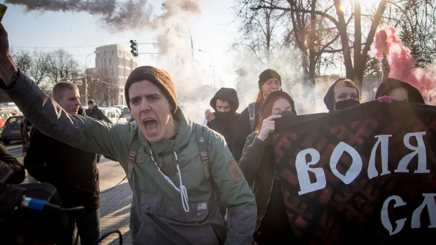 Фотарэпартаж з Дня Волі ў Мінску