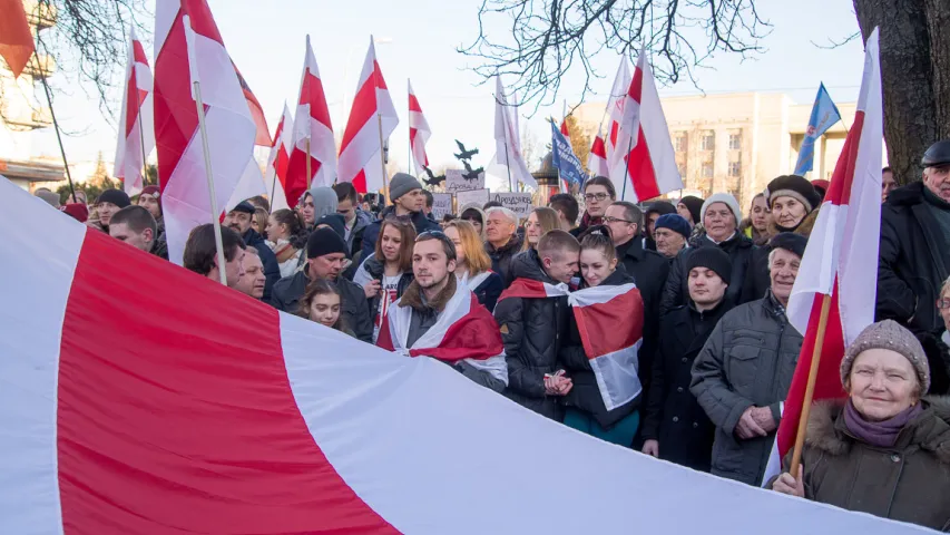 Фотарэпартаж з Дня Волі ў Мінску