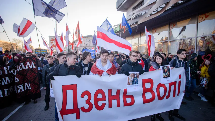 Фотарэпартаж з Дня Волі ў Мінску