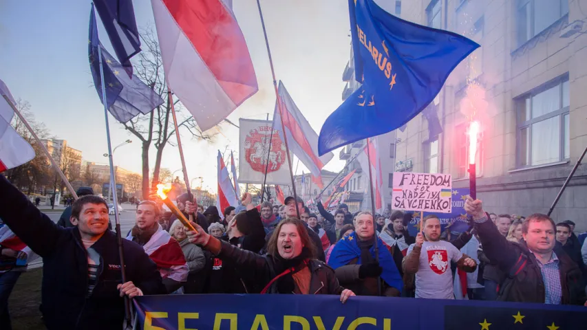 Фотарэпартаж з Дня Волі ў Мінску