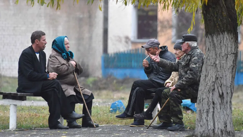 Як галасавалі на Палессі: са скрыняй па вёсках. Фотарэпартаж