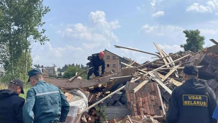 У Фаніпалі абвалілася будоўля храма-капліцы