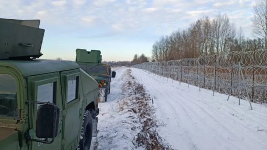 Першыя вайскоўцы з Вялікабрытаніі з'явіліся на польска-беларускай мяжы