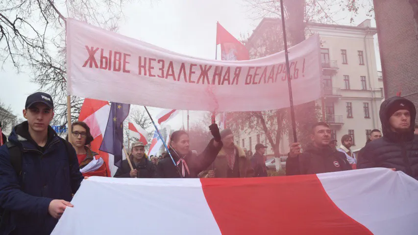 Як у Мінску праходзіць шэсце на Дзяды 2019: шмат фота