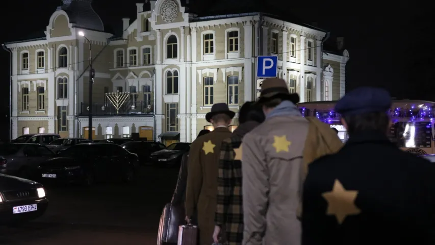 У Гродне прайшло маўклівае "шэсце ў гета" (фота, відэа)