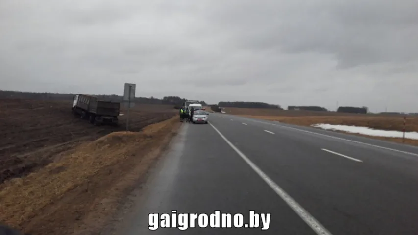 Пад Лідай кіроўца МАЗа памёр падчас руху — спынілася сэрца