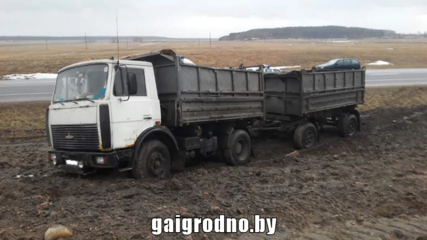 Пад Лідай кіроўца МАЗа памёр падчас руху — спынілася сэрца