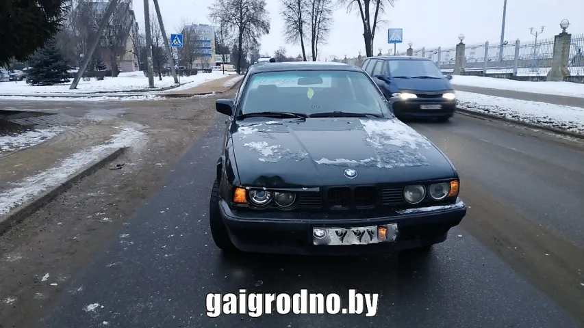 На пешаходным пераходзе ў Гродне машына збіла дзевяцігадовага хлопчыка