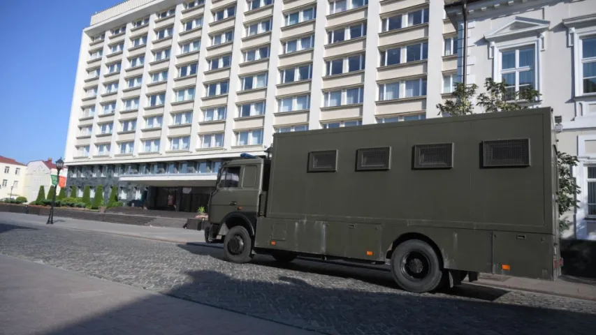 На "ланцугу салідарнасці" ў Гродне адбыліся затрыманні