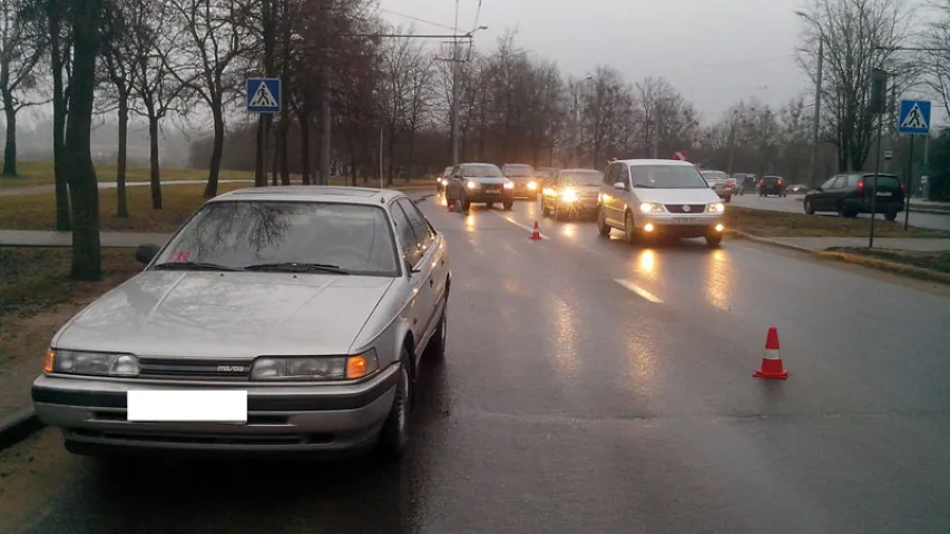 П'яны гродзенец на пешаходным пераходзе збіў маму з дзіцем