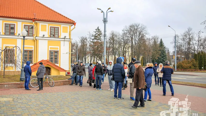 Гродзенскія прадпрымальнікі зноў выйшлі на плошчу (фота)