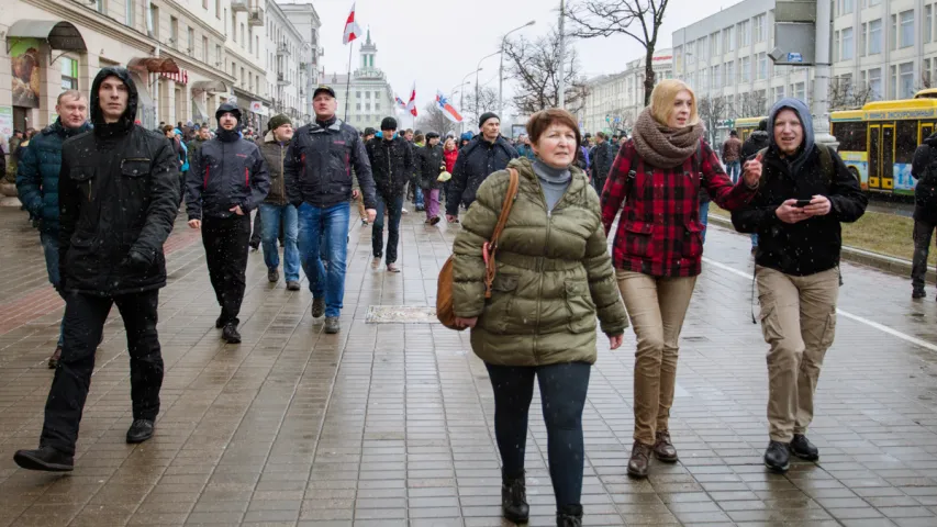 Як у Мінску прайшоў Дзень Волі: фота, відэа, меркаванні