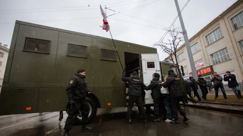 "25 марта в Минске всё спокойно"