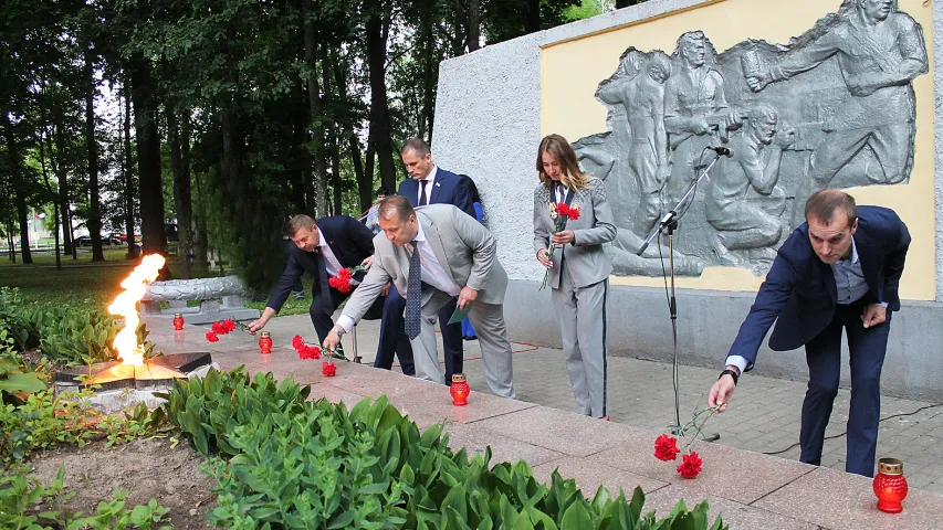 Біятланістка Дынара Алімбекава стала ганаровай грамадзянкай Чавусаў (фота) 