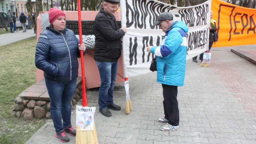 Мітынг да Дня Волі ў Брэсце (фота)