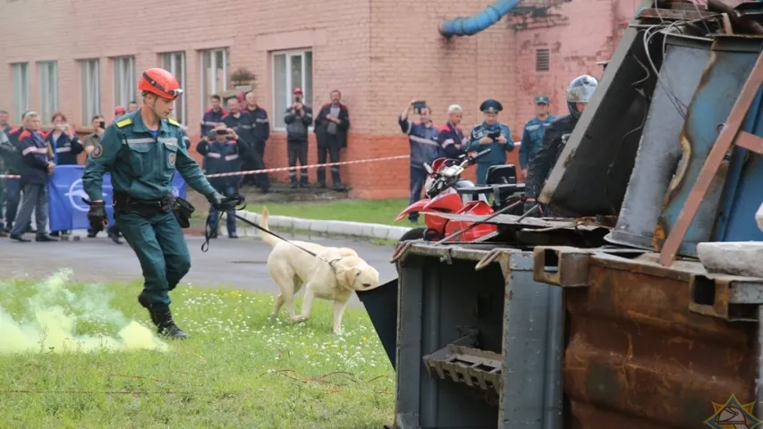 У Мінску на заводзе прайшлі маштабныя вучэнні з удзелам верталётаў (фота, відэа)