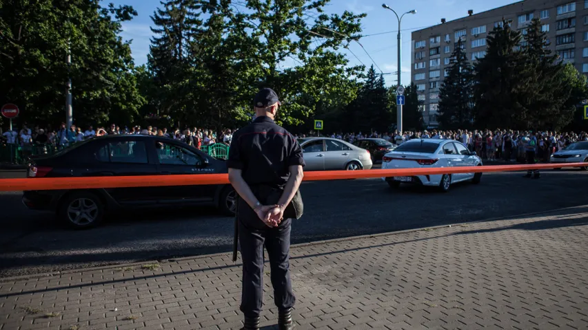 Як гэта было: акцыя ў падтрымку Святланы Ціханоўскай у Кіеўскім скверы