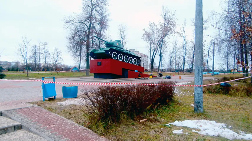 Невядомы разліў іртуць у парку ў Рэчыцы