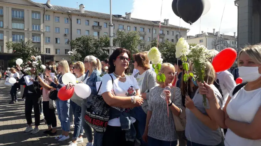 У Мінску масава пратэстуюць педагогі