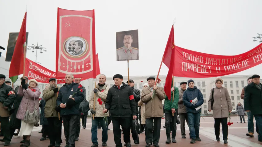 Каля помніка Леніну сёння аншлаг: другая акцыя за дзень (фота)