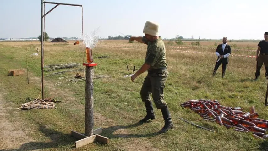 Пад Брэстам адбыліся спаборніцтвы “апалітычных казакоў” (фота)