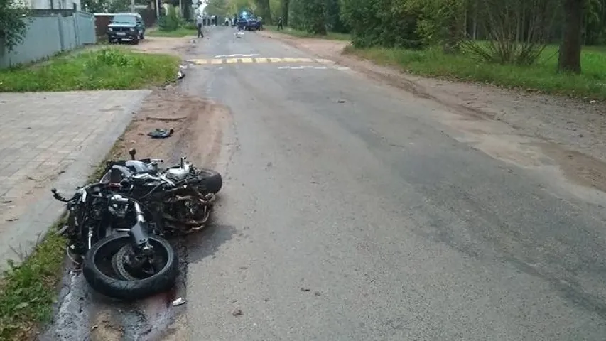 У Мінску легкавік на сустрэчнай паласе насмерць збіў матацыкліста