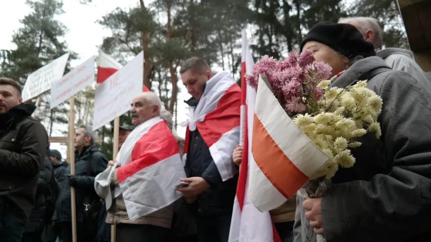  Акцыю апазіцыі на Дзяды завяршыў мітынг у Курапатах